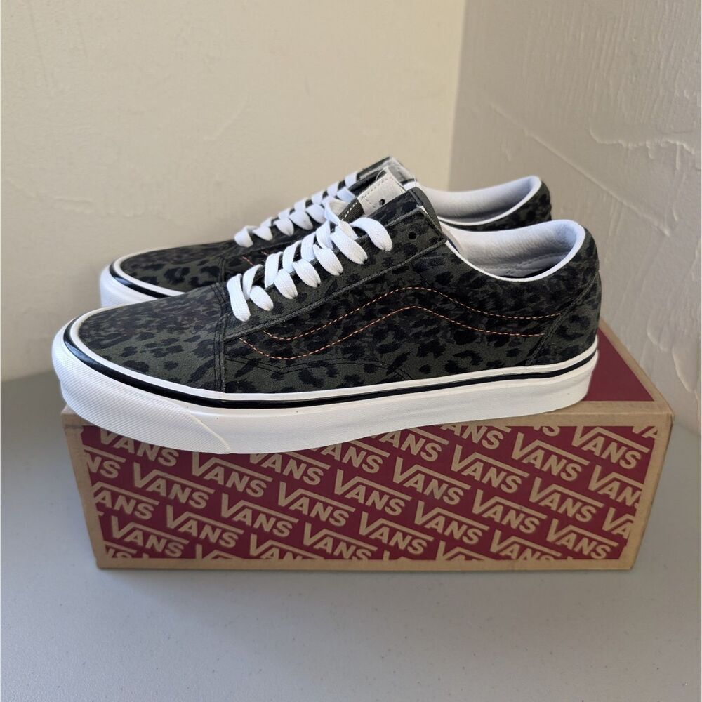 VANS ANAHEIM FACTORY OLD SKOOL 36 DX Leopard NEW in Boxi Men's size 10 - Picture 3 of 8